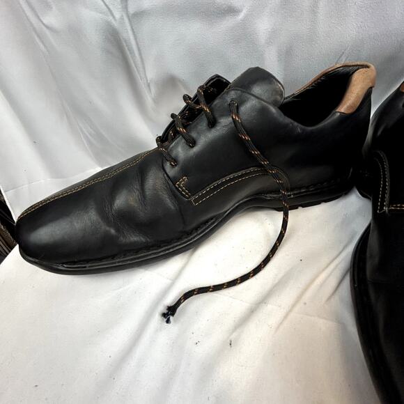 Cole Haan Men Shoes size 10.5 Black Lace up Leather 161C04073C12 - Picture 9 of 15